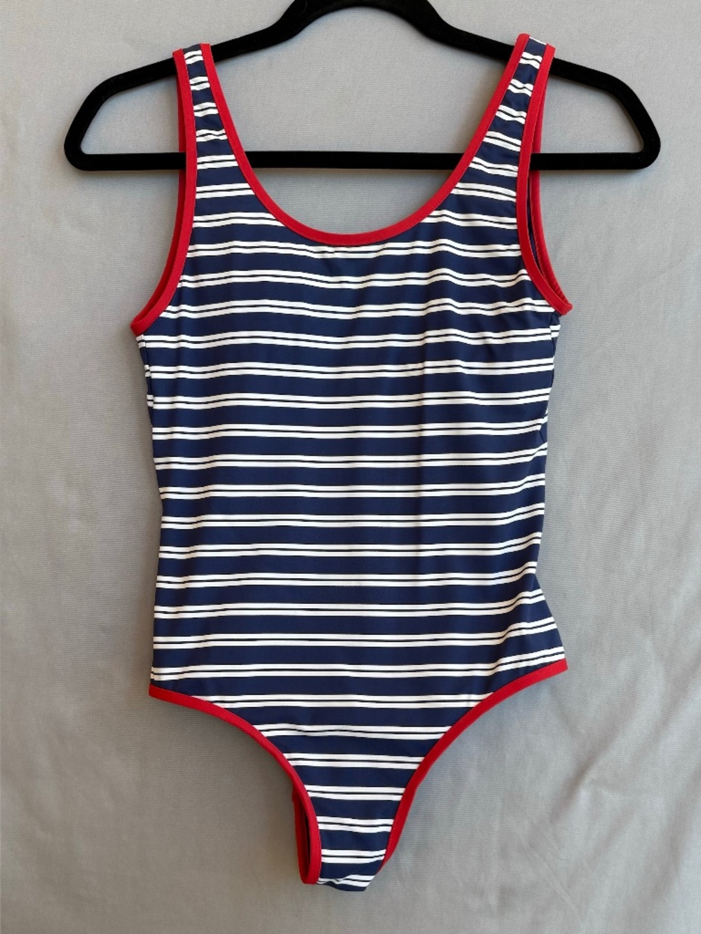 Vineyard Vines Edgartown Stripe Low Back One Piece Swimsuit Size XS